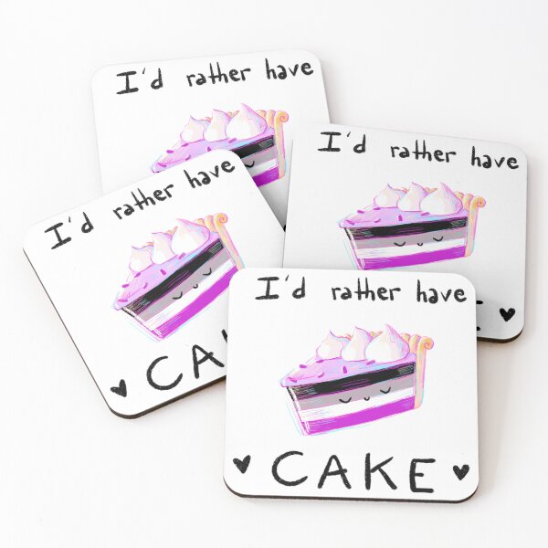 Item preview, I'd rather have cake Ace flag designed and sold by taramorph.