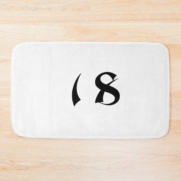 Item preview, 18, eighteen, black, shangai designed and sold by Numbers-Art.