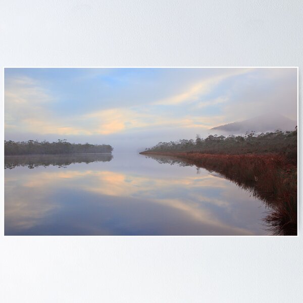 Item preview, Morning mist on the Huon River designed and sold by Chris Cobern.