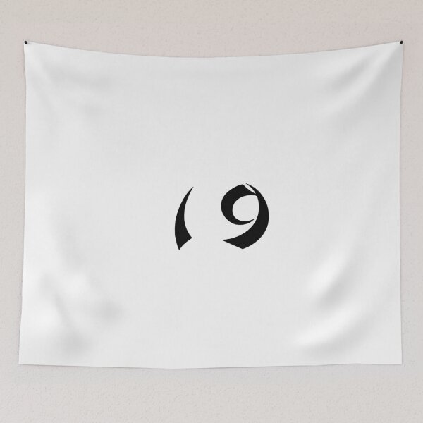 Item preview, 19, nineteen, black, shangai designed and sold by Numbers-Art.