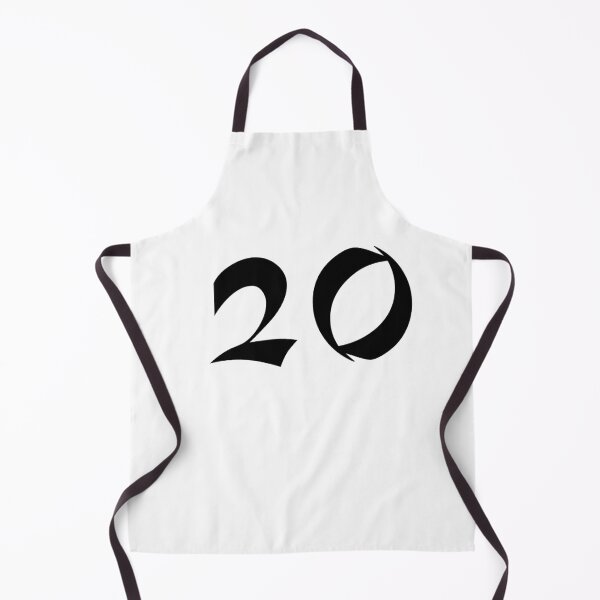Item preview, 20, twenty, black, shangai designed and sold by Numbers-Art.