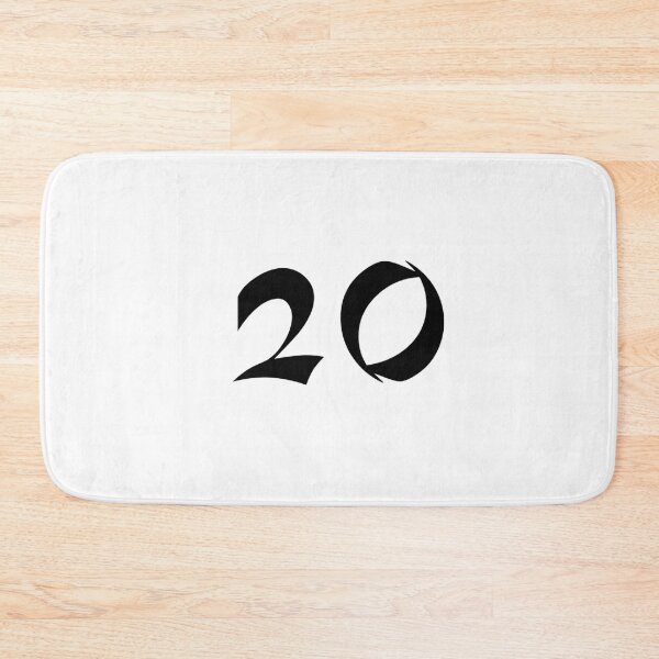 Item preview, 20, twenty, black, shangai designed and sold by Numbers-Art.