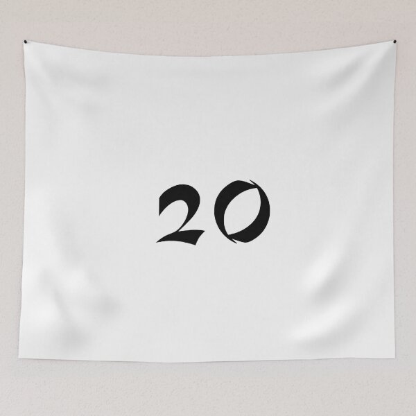 Item preview, 20, twenty, black, shangai designed and sold by Numbers-Art.
