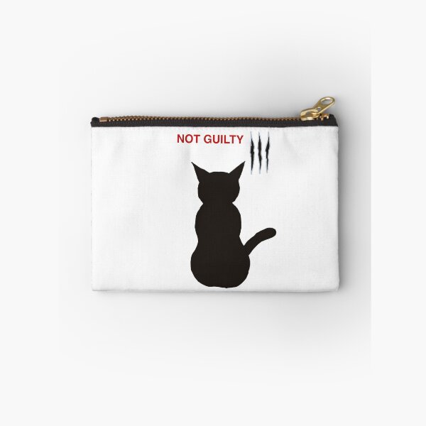 Item preview, Not guilty, black cat designed and sold by CreationbyNiki.