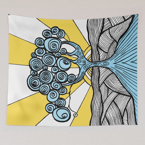 Item preview, Tree illustration 3 - colour designed and sold by helengarvey.