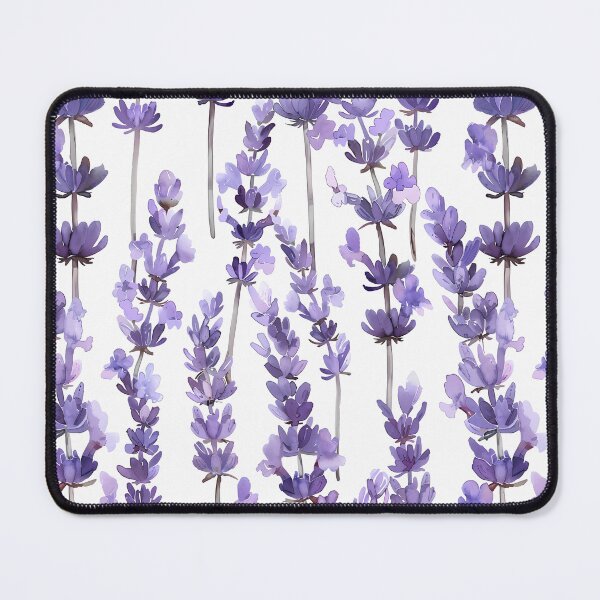 Item preview, Watercolour lavender fields seamless - Watercolour Paintings, Tea Herbs, Nature and Perfume, Lavender flowers field background. designed and sold by Bizgiv.