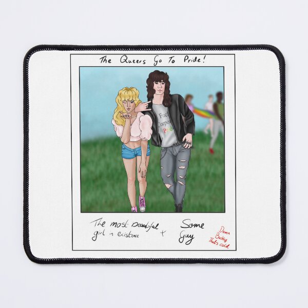 Item preview, The Most Beautiful Girl in Existence and Some Guy designed and sold by Penny00Dreadful.