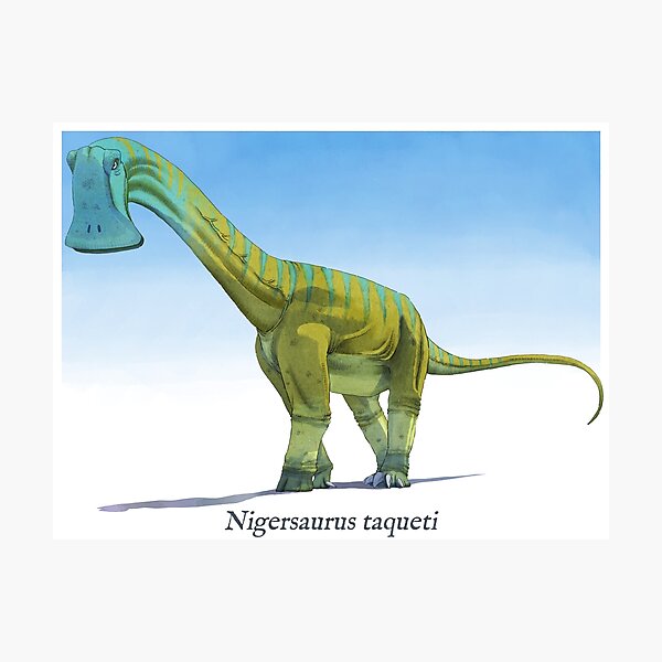 Item preview, N is for Nigersaurus designed and sold by ildegrantees.