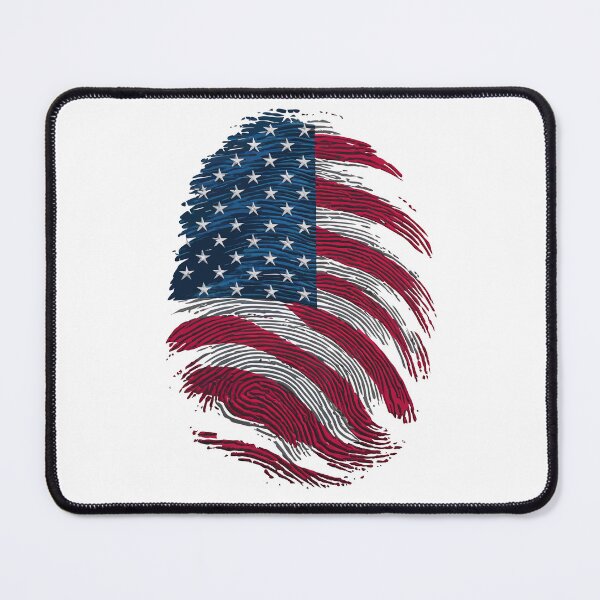 Item preview, fingerprint usa flag designed and sold by jkrphoto.
