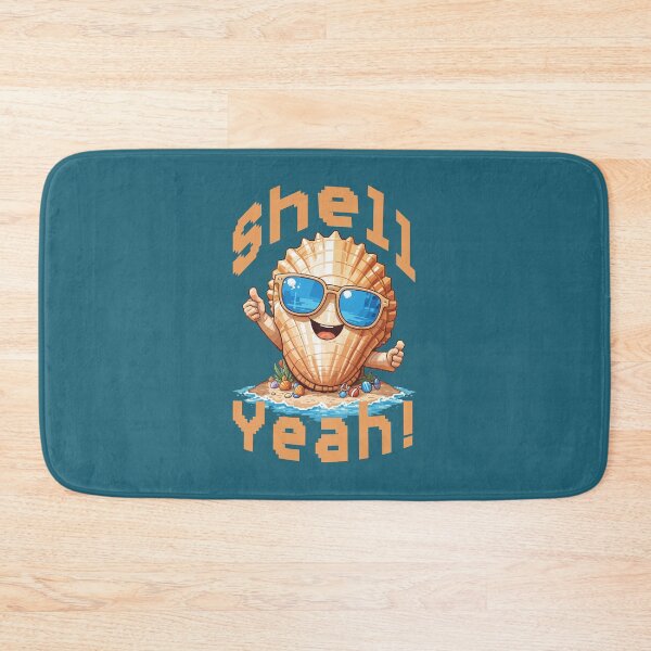 Item preview, Shell Yeah - Cool Seashell Summer Pun designed and sold by Ravensdesign.
