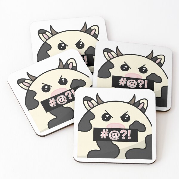 Item preview, Cussing mad cow emote designed and sold by candyllamazz.
