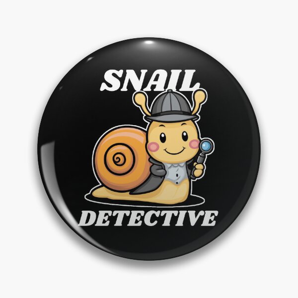 Item preview,  Cute Snail Detective Cartoon  designed and sold by vaxiek.