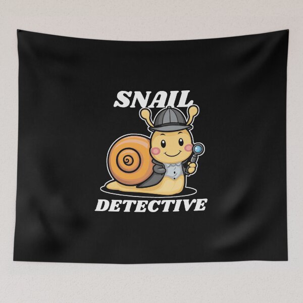 Item preview,  Cute Snail Detective Cartoon  designed and sold by vaxiek.