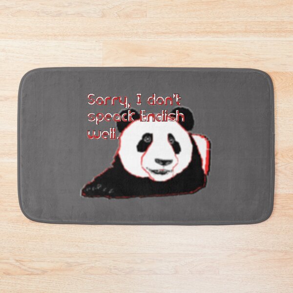 Item preview, Sorry, I don't speak English well bear panda shiftless designed and sold by 4rpixs.
