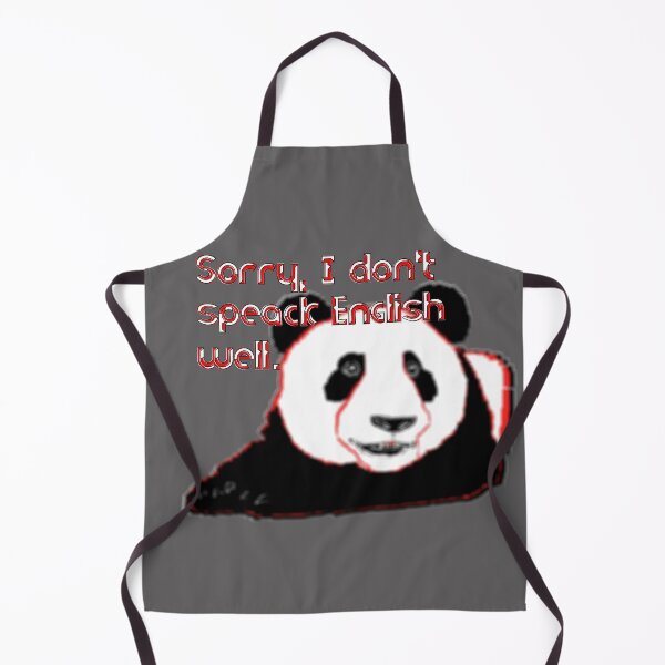 Item preview, Sorry, I don't speak English well bear panda shiftless designed and sold by 4rpixs.