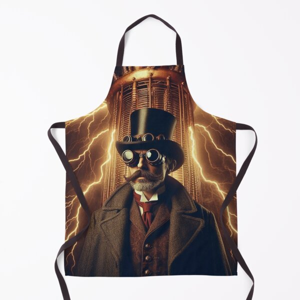 Item preview, Steampunk nikola tesla designed and sold by sevenmountains.