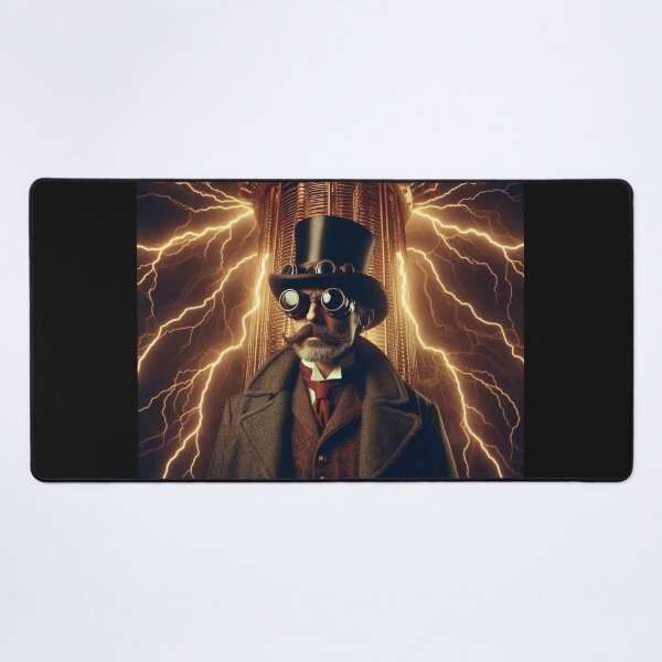 Item preview, Steampunk nikola tesla designed and sold by sevenmountains.