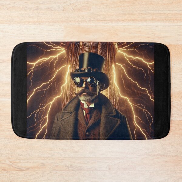 Item preview, Steampunk nikola tesla designed and sold by sevenmountains.