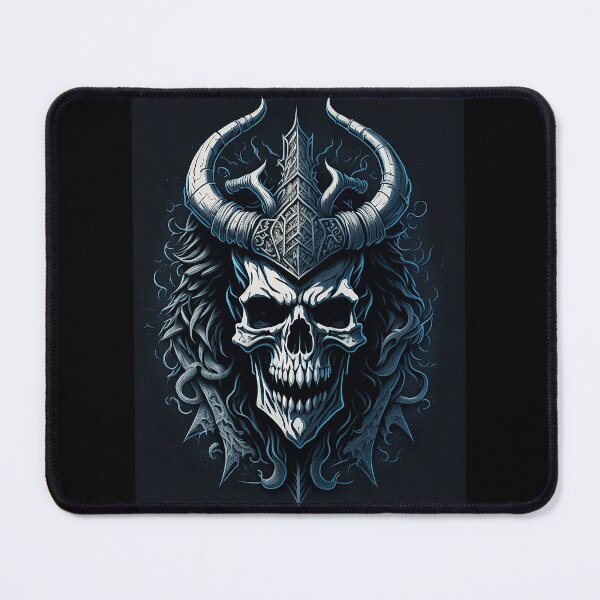 Item preview, Smiling Viking Skull designed and sold by Designial.