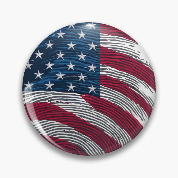 Item preview, fingerprint usa flag designed and sold by jkrphoto.