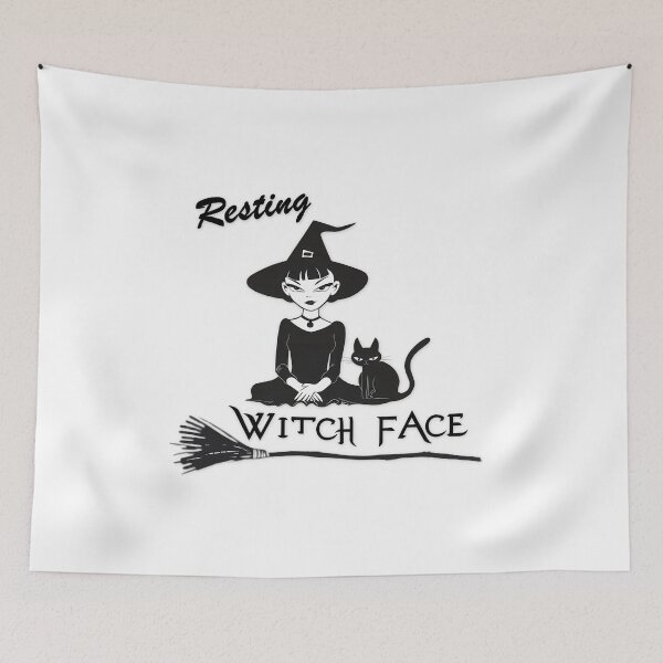 Item preview, Resting Witch Face designed and sold by NaughtyDragon.