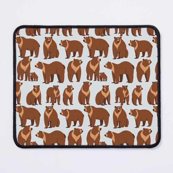Item preview, Brown bear pattern designed and sold by joshua Tolliday.