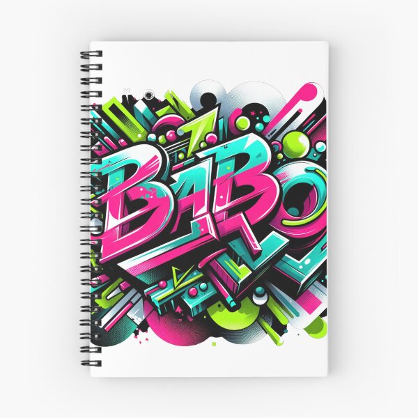 Item preview, Babo colorful graffiti design designed and sold by PrintHeads.