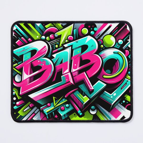 Item preview, Babo colorful graffiti design designed and sold by PrintHeads.
