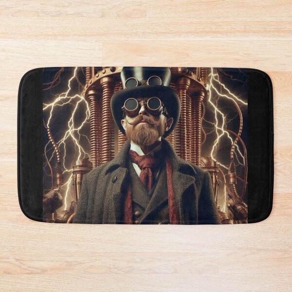 Item preview, Steampunk nikola tesla designed and sold by sevenmountains.