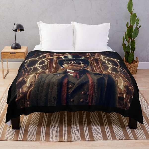 Item preview, Steampunk nikola tesla designed and sold by sevenmountains.