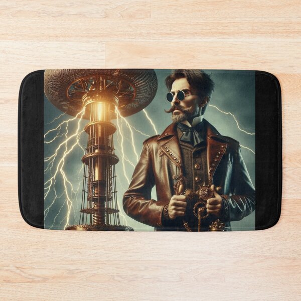 Item preview, Steampunk nikola tesla designed and sold by sevenmountains.