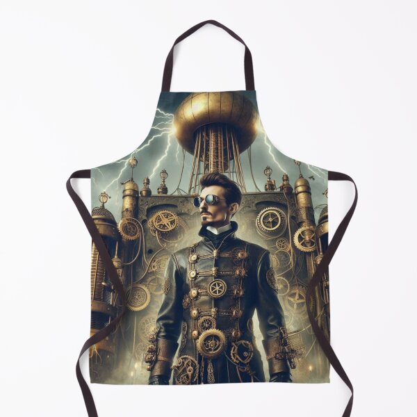 Item preview, Steampunk nikola tesla designed and sold by sevenmountains.