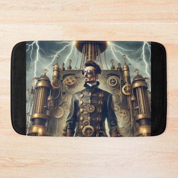 Item preview, Steampunk nikola tesla designed and sold by sevenmountains.