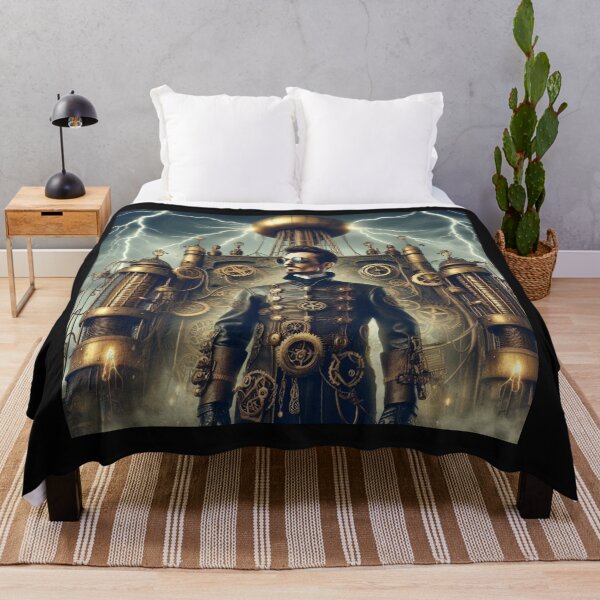 Item preview, Steampunk nikola tesla designed and sold by sevenmountains.