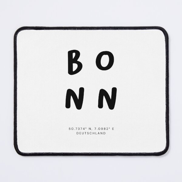 Item preview, Bonn | Typography Design | Design Map Coordinates designed and sold by RM-Journey.