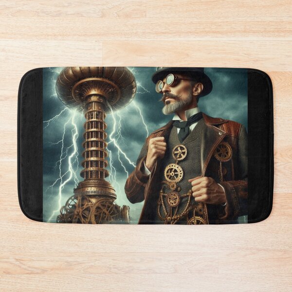 Item preview, Steampunk nikola tesla designed and sold by sevenmountains.