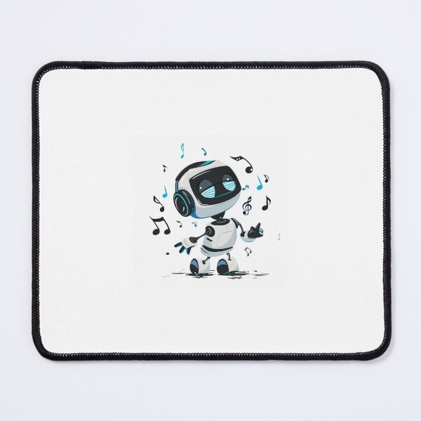 Item preview, Little Robot Vibing to Some Tunes designed and sold by SkibidiWizard.
