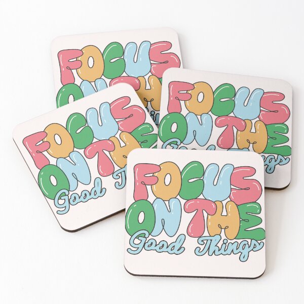 Item preview, Focus on the Good Things Typography designed and sold by HELL0WBELLO.