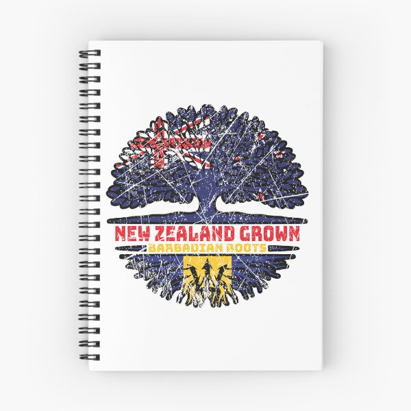 Item preview, Barbados Barbadian New Zealander New Zealand Tree Roots Flag designed and sold by FlagX.
