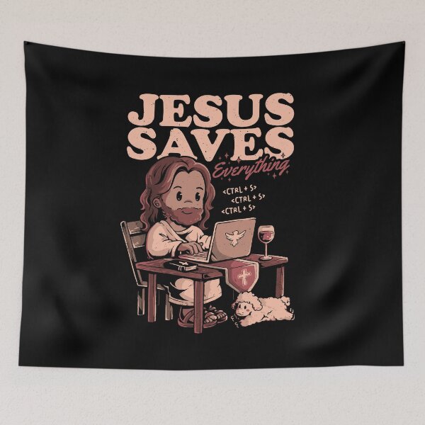 Item preview, Jesus Saves Everything - Sarcasm Funny Christ Religion Gift designed and sold by EduEly.