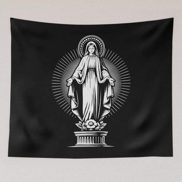 Item preview, Our Lady Of The Pillar Saint Mary Powerful Symbol Mother Mary designed and sold by Chmielayka.