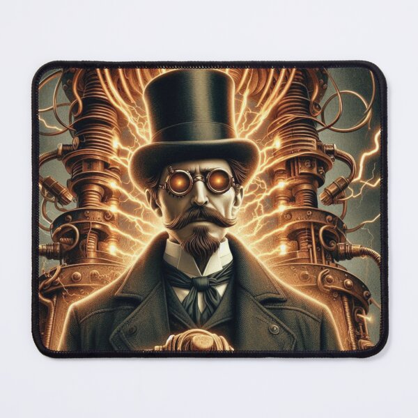 Item preview, Steampunk nikola tesla designed and sold by sevenmountains.