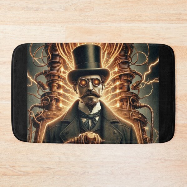 Item preview, Steampunk nikola tesla designed and sold by sevenmountains.