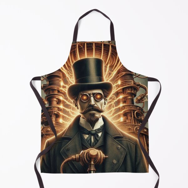 Item preview, Steampunk nikola tesla designed and sold by sevenmountains.