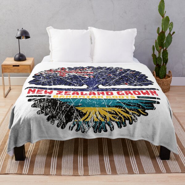 Item preview, Bahamas Bahamian New Zealander New Zealand Tree Roots Flag designed and sold by FlagX.