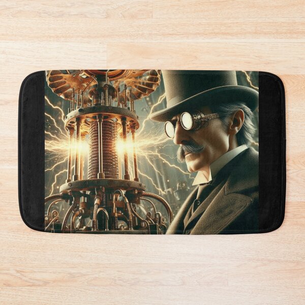 Item preview, Steampunk nikola tesla designed and sold by sevenmountains.