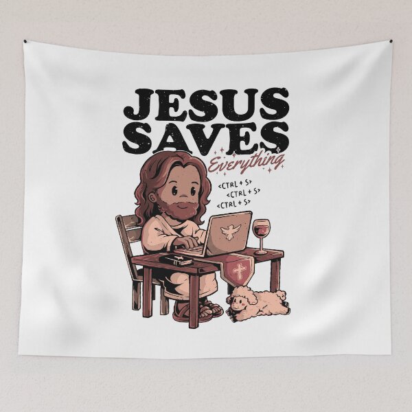 Item preview, Jesus Saves Everything - Sarcasm Funny Christ Religion Gift designed and sold by EduEly.