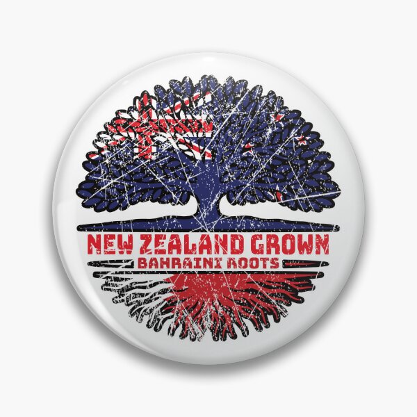 Item preview, Bahrain Bahraini New Zealander New Zealand Tree Roots Flag designed and sold by FlagX.