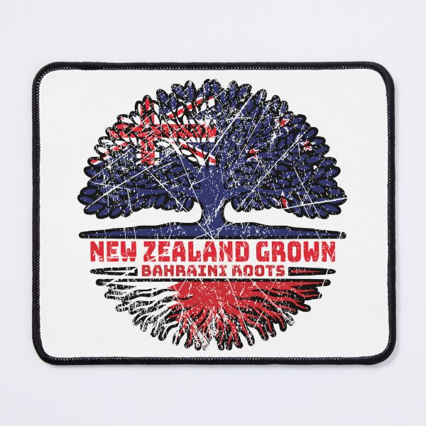 Item preview, Bahrain Bahraini New Zealander New Zealand Tree Roots Flag designed and sold by FlagX.
