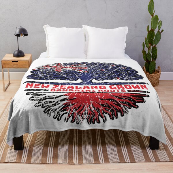 Item preview, Bahrain Bahraini New Zealander New Zealand Tree Roots Flag designed and sold by FlagX.